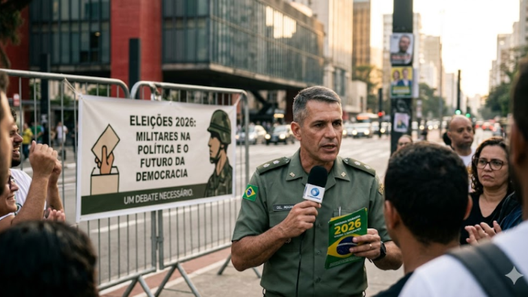 Eleições 2026: o avanço da presença militar na política brasileira e seus impactos democráticos
