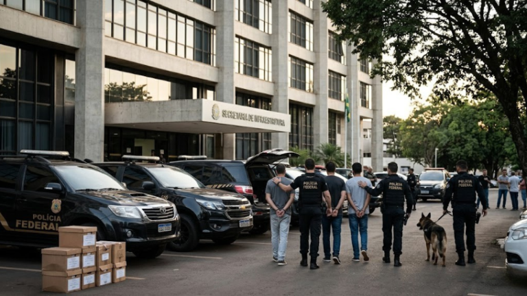 Operação prende três suspeitos de esquema milionário em licitações públicas de Goiás